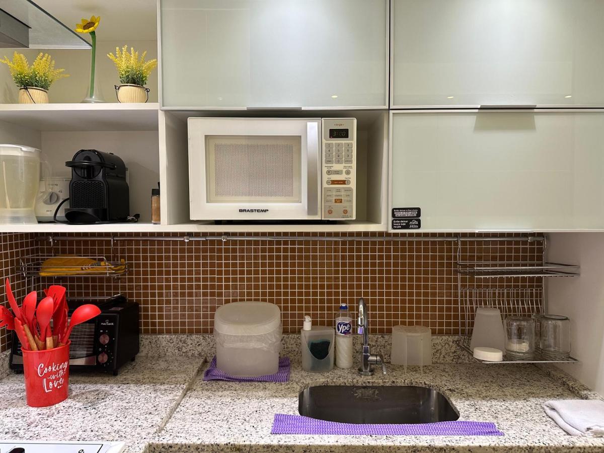 Estiloso E Pertinho Da Praia. Lazer E Trabalho Apartamento